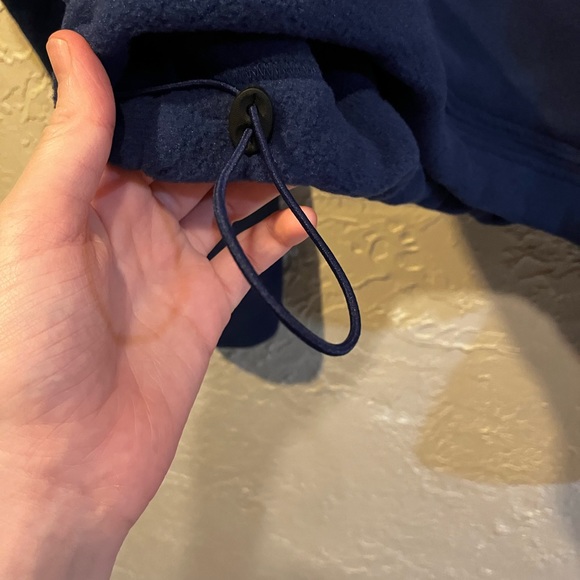 New Yellow Label Co. Polar Quarter Zip crop in Blue, Size S - Picture 9 of 11